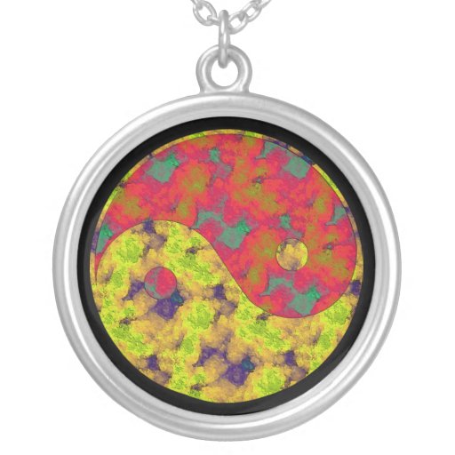 yin and yang symbol custom necklace