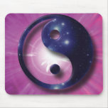 Yin and Yang Universe Symbol Mouse Pads