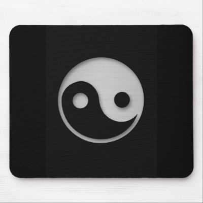Yin Mouse Mat by REDINARD