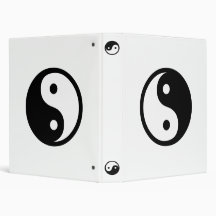 Yin Yang 3 Ring Binder