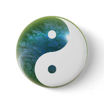 Yin Yang Abstact 1 Buttons