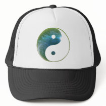 Yin Yang Abstact 1 Hats