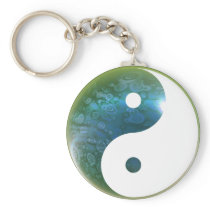 Yin Yang Abstact 1 Key Chains