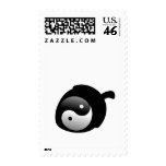 Yin Yang Acorn Postage Stamp
