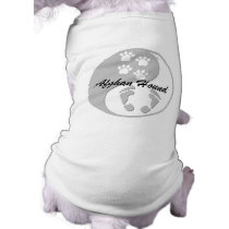 yin yang afghan hound pet clothing