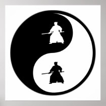 Yin Yang Aikido Poster