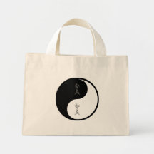 Yin Yang Amateur Radio Canvas Bag