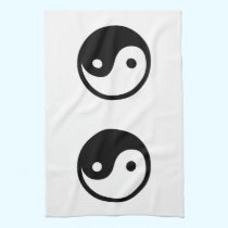 Yin Yang american mojo kitchen towels
