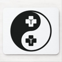 Yin Yang Anesthesiology Mouse Mats