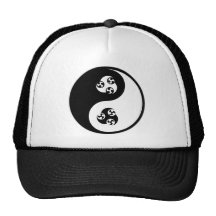 Yin Yang Anime Mesh Hats