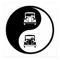 Yin Yang Antique Cars posters