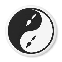 Yin Yang Archaeology Refrigerator Magnet
