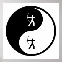 Yin Yang Archery Posters