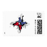 Yin Yang Arrows Postage Stamp