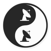 Yin Yang Astrophysics stickers