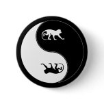 Yin Yang Baboon Pins