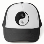 Yin Yang Badminton Trucker Hats