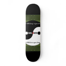 'Yin Yang Balance' Skateboard