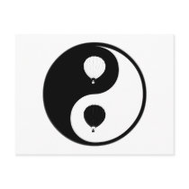 Yin Yang Ballooning Postcards