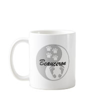 yin yang Beauceron Mugs