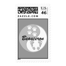 yin yang Beauceron Postage
