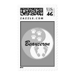 yin yang Beauceron postage