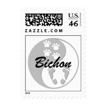 yin yang bichon stamps