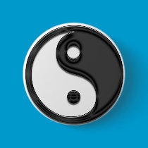 Yin Yang - Black buttons