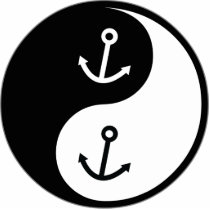 Yin Yang Boating photo sculptures