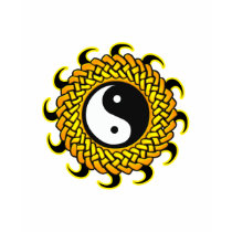Yin Yang Braided Sun t-shirts by SunandShadows Yin Yang Braided Sun t-shirts