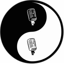 Yin Yang Broadcasting photo sculptures