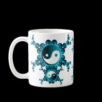 Yin Yang Bubbles Mug mugs