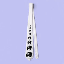 Yin Yang Bubbles Tie ties
