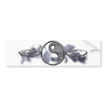 Yin Yang Bumper Sticker