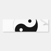 Yin Yang Bumper Sticker