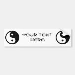 Yin Yang Bumper Stickers