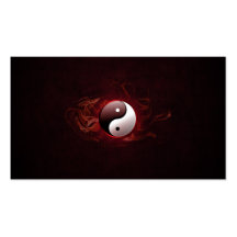 yin yang business card
