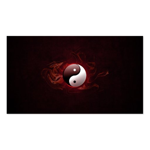 yin yang business card
