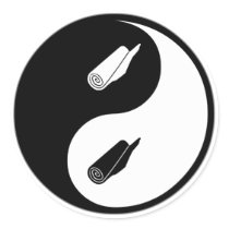 Yin Yang Carpet stickers