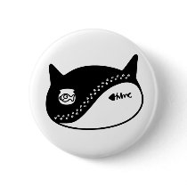 yin yang cat buttons by moonlit yin yang cat buttons