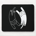 Gatos Mousepad de Yin & de Yang