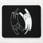 Yin &amp; Yang Cats Mousepad