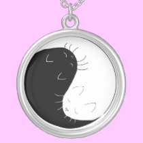 Yin Yang Cats necklaces