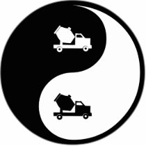 Yin Yang Cement photo sculptures by whatitis Yin Yang Cement photo sculptures