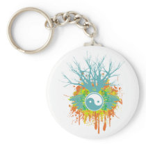 Yin Yang Chaos Key Chain