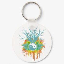 Yin Yang Chaos keychains by BuddhaGifts Yin Yang Chaos keychains