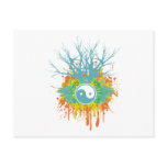 Yin Yang Chaos Postcard