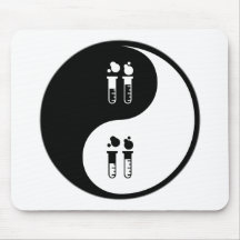 Yin Yang Chemistry Mouse Mat