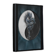 Yin Yang Chinese Dragon iPad Folio iPad Folio Cover