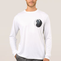 Yin Yang Chinese Dragon Long Sleeve T-Shirt
